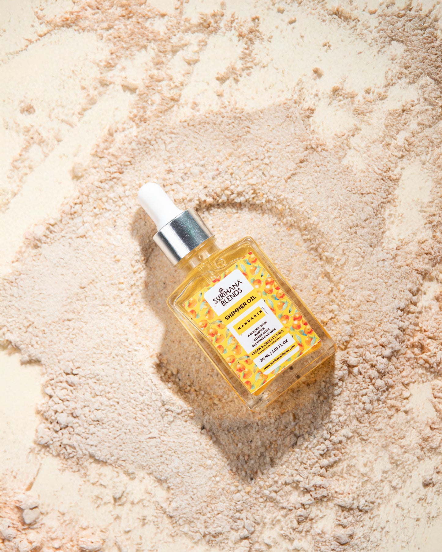 Mandarin Body Shimmer Oil – Illuminating & Hydrating, 30ml